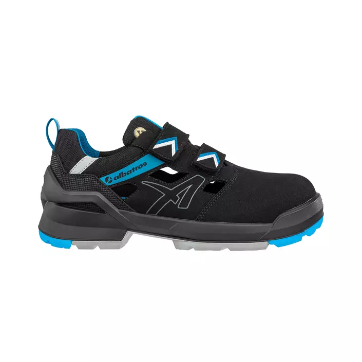 Albatros Forge air low skyddssandaler S1 12 bred, Black/Blue, large image number 0