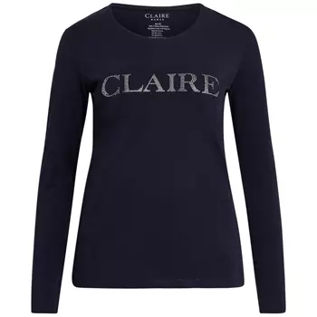 Claire Woman Aileen women's long-sleeved T-shirt, Dark navy