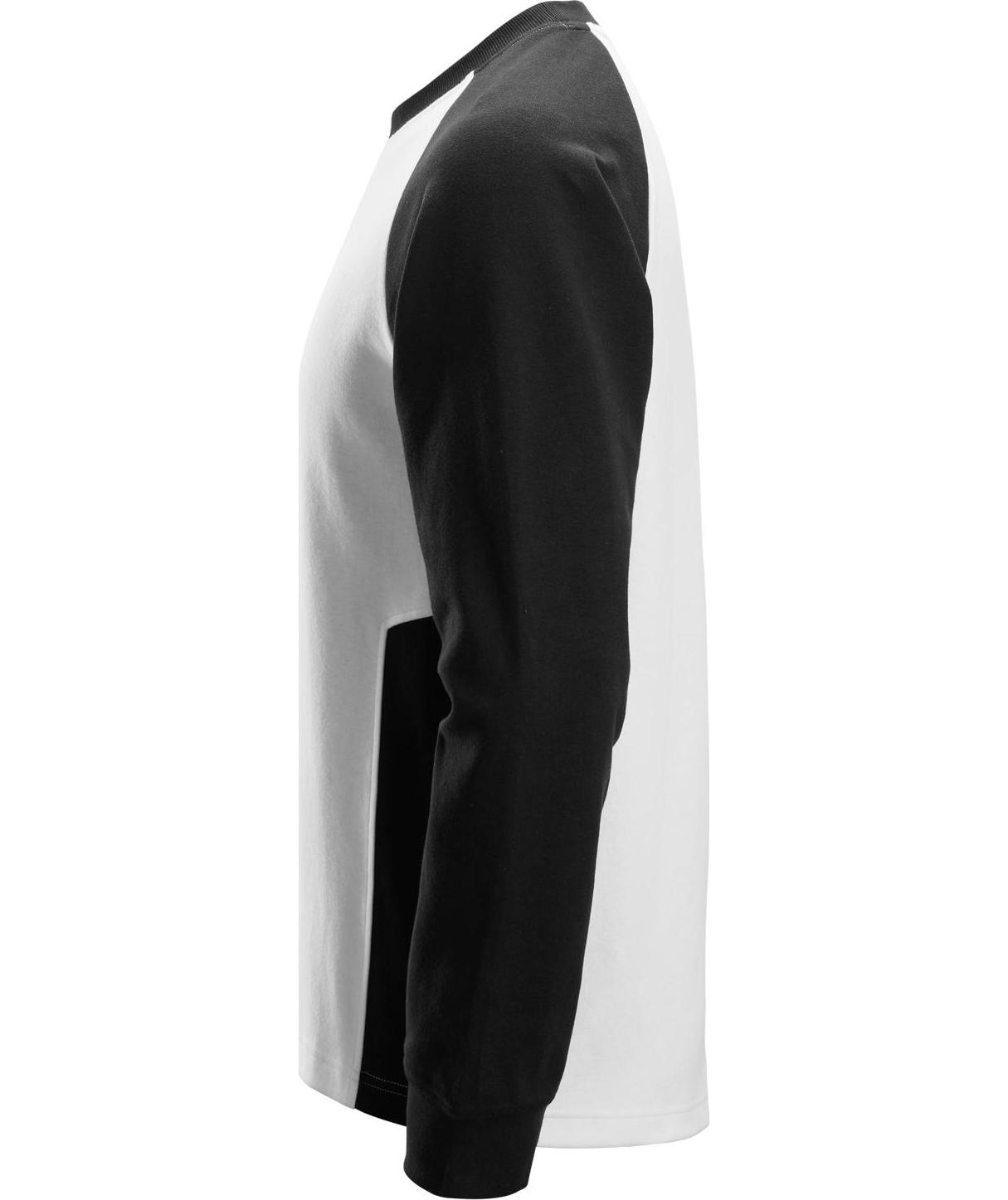 Snickers long-sleeved T-shirt 2840, Black/white, large image number 5