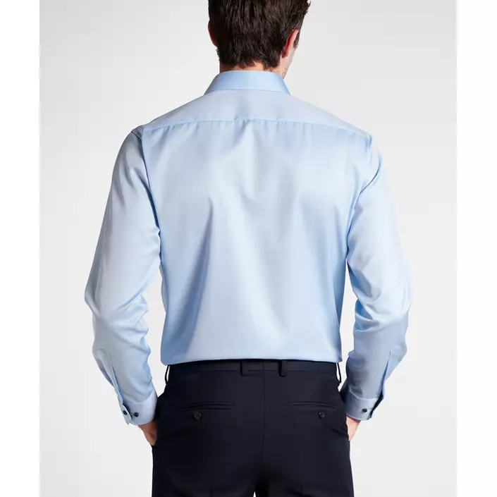 Eterna Cover Modern fit shirt with contrast, Lightblue, large image number 2