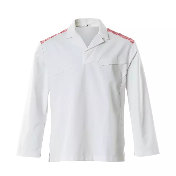 Mascot Food & Care HACCP-zugelassene Kasack, Weiss/Signalrot, large image number 0
