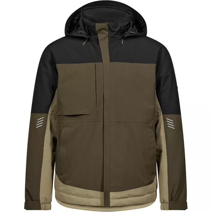 Engel Entire vinterjacka, Forest Green/Black, large image number 0