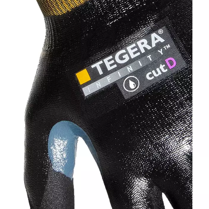 Tegera 8812 Infinity cut protection gloves Cut D, Black/Yellow, large image number 2