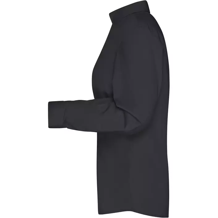 James & Nicholson modern fit women's shirt, Black, large image number 3