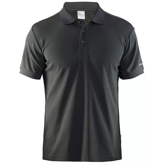Craft Pique Classic polo shirt, Iron dark grey, large image number 0