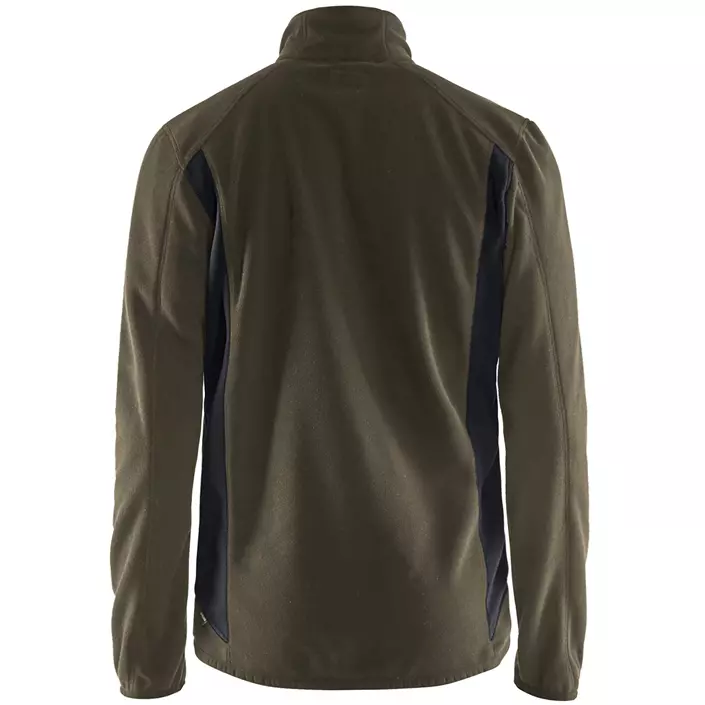 Blåkläder Unite fleece jacket, Olive Green/Black, large image number 1