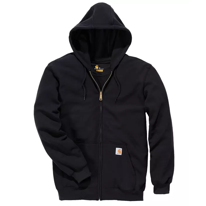 Carhartt hoodie med dragkedja, Svart, large image number 0