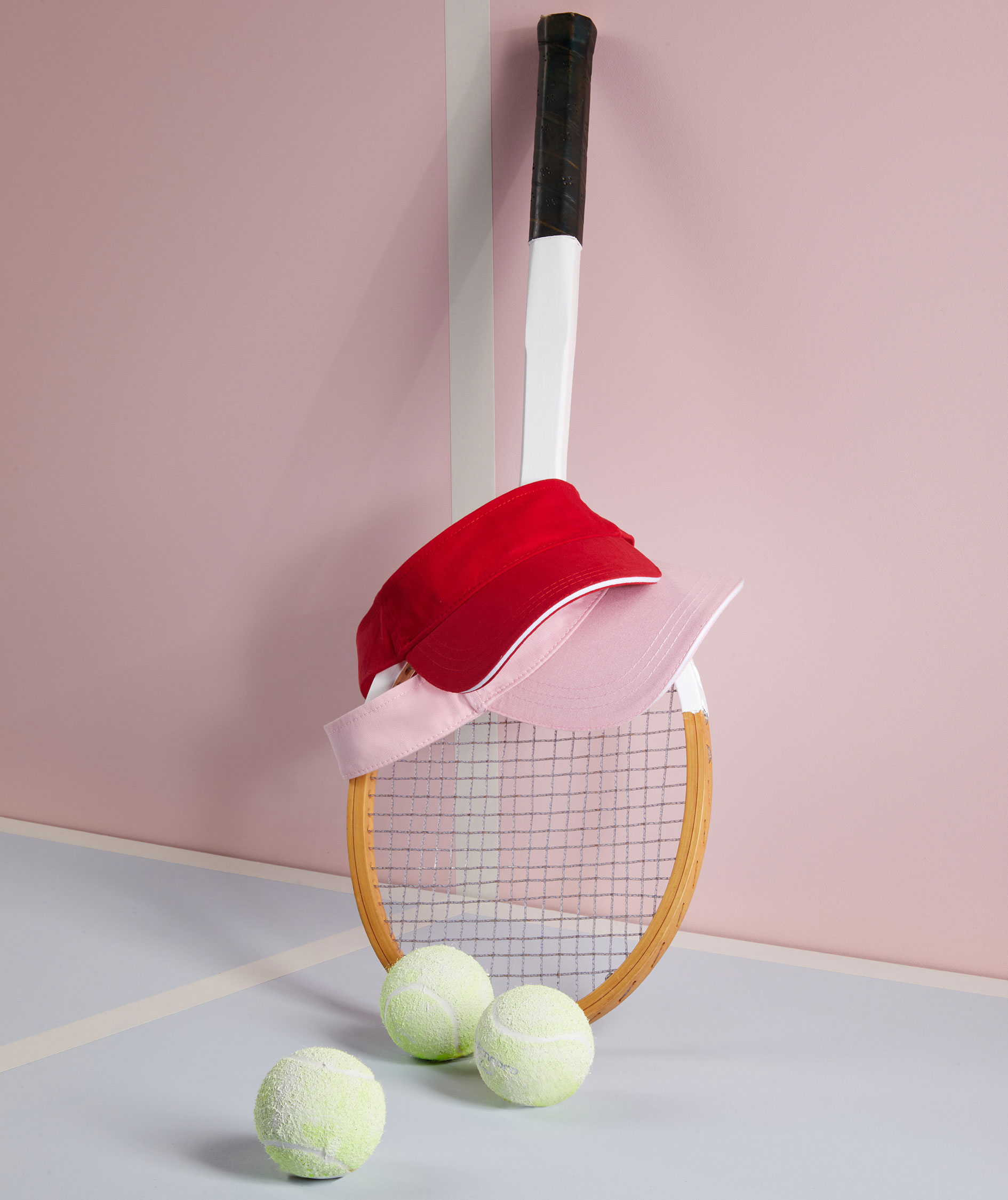 Myrtle Beach Sandwich sunvisor, Red/White, Red/White, large image number 4