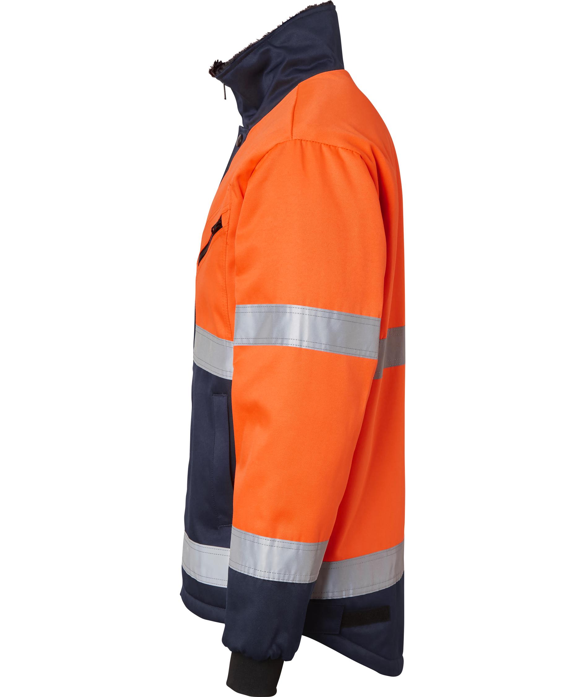 Top Swede winter jacket 5616, Hi-Vis Orange/Navy, large image number 3