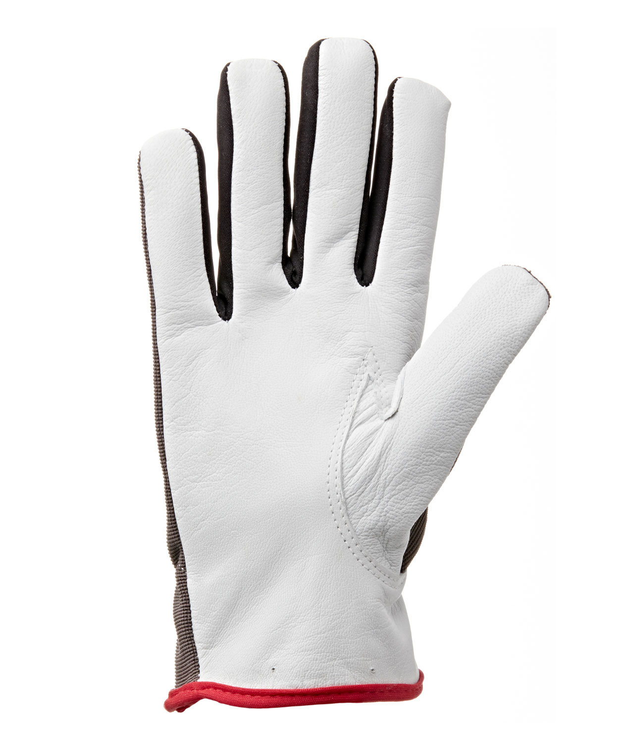 Kramp 3.011 cut protection gloves Cut B, White/Grey, large image number 1