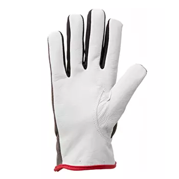 Kramp 3.011 cut protection gloves Cut B, White/Grey