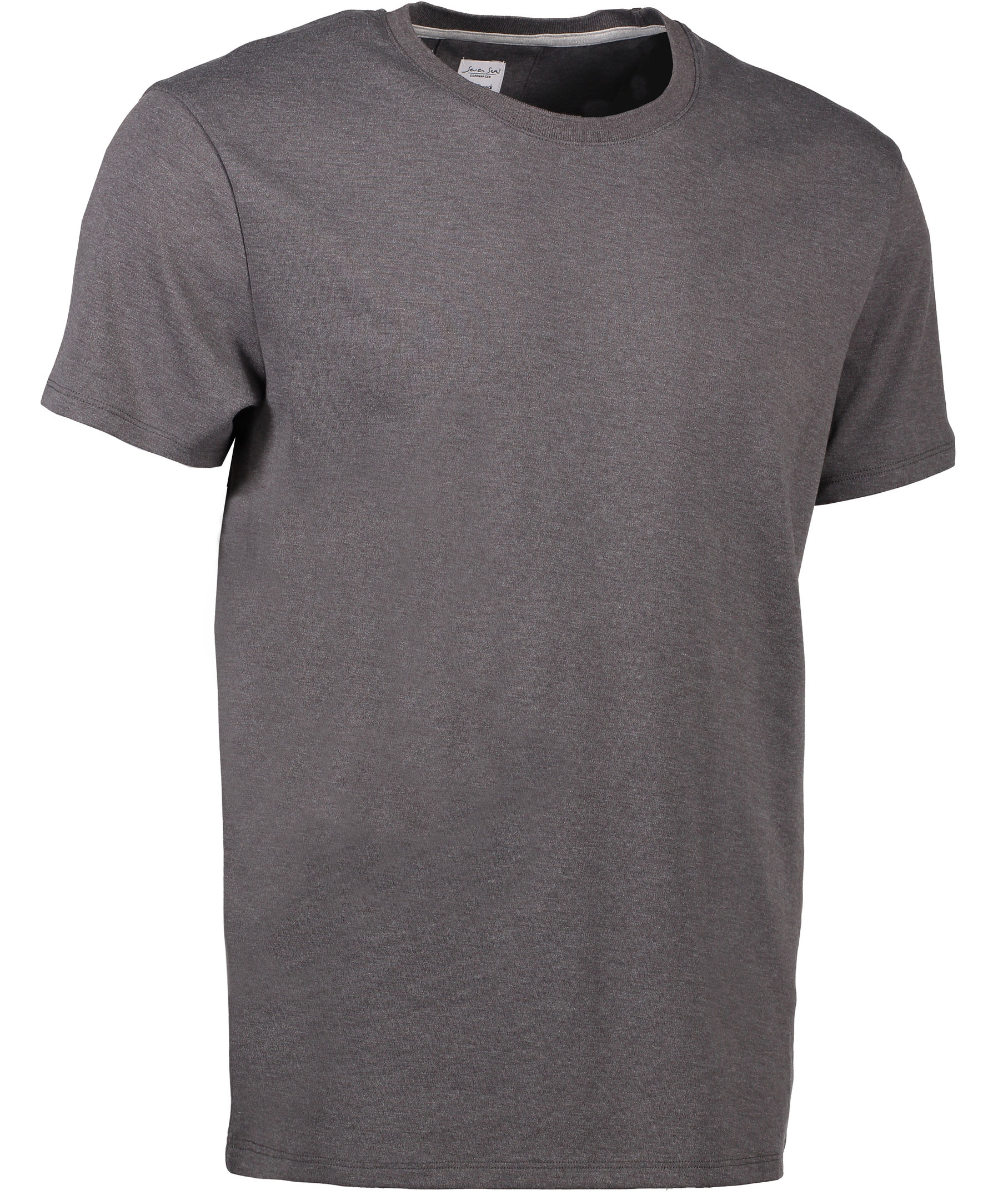 Seven Seas T-shirt med rund hals, Dark Grey Melange, large image number 2