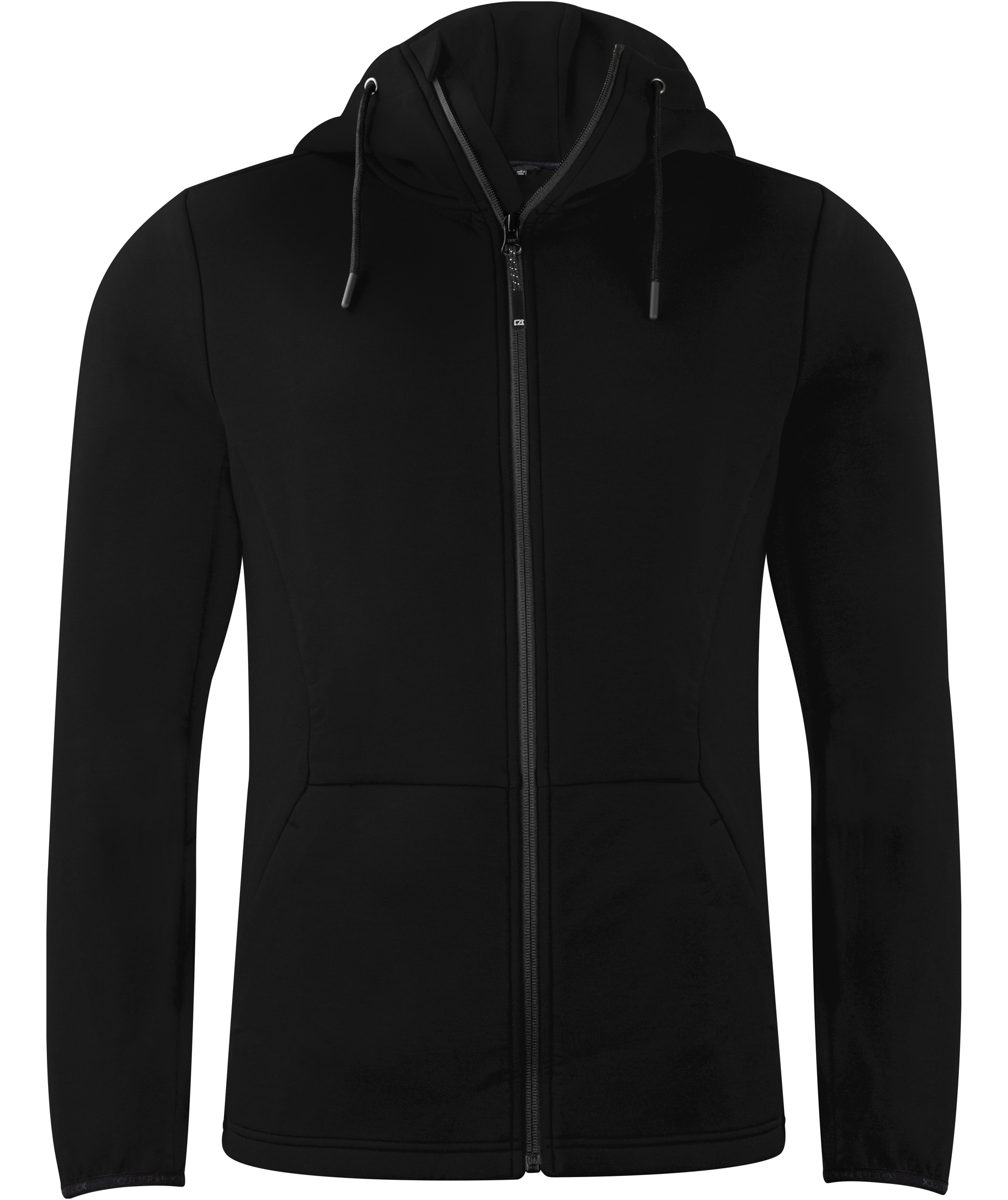 Cutter & Buck Pemberton hoodie with full zipper, Black, Black, swatch