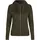 ID women's hoodie with full zipper, Olive Green, Olive Green, swatch