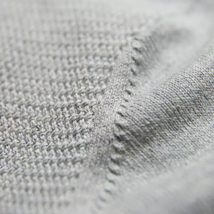 Bison stickad tröja, Grey Mel, large image number 3