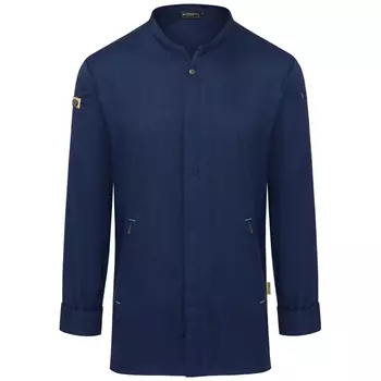 Karlowsky Green-generation chefs jacket, Steel Blue