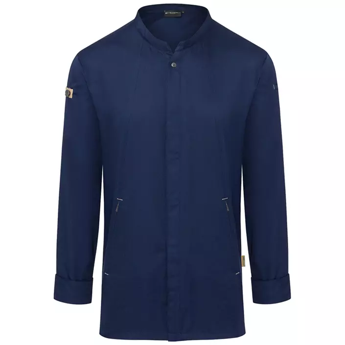 Karlowsky Green-generation chefs jacket, Steel Blue, large image number 0