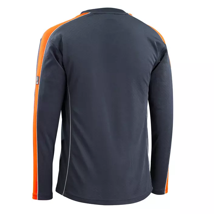 Mascot Hardwear Montilla long-sleeved T-shirt, Dark Marine/Orange, large image number 2