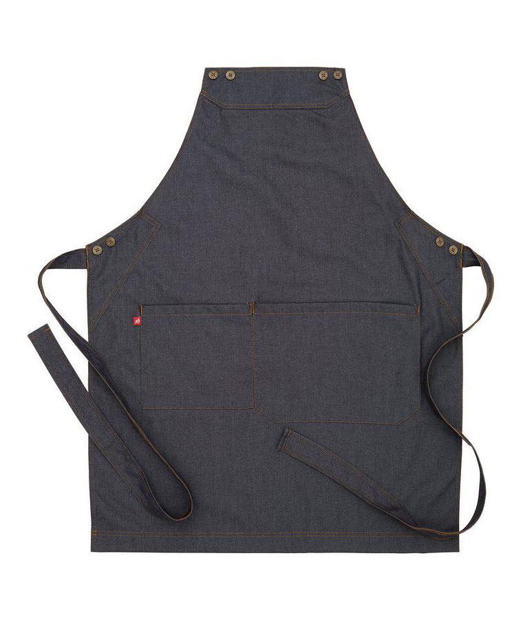 Segers 4078 sm&aelig;kforkl&aelig;de med lomme, M&oslash;rkebl&aring; Denim, M&oslash;rkebl&aring; Denim, large image number 4