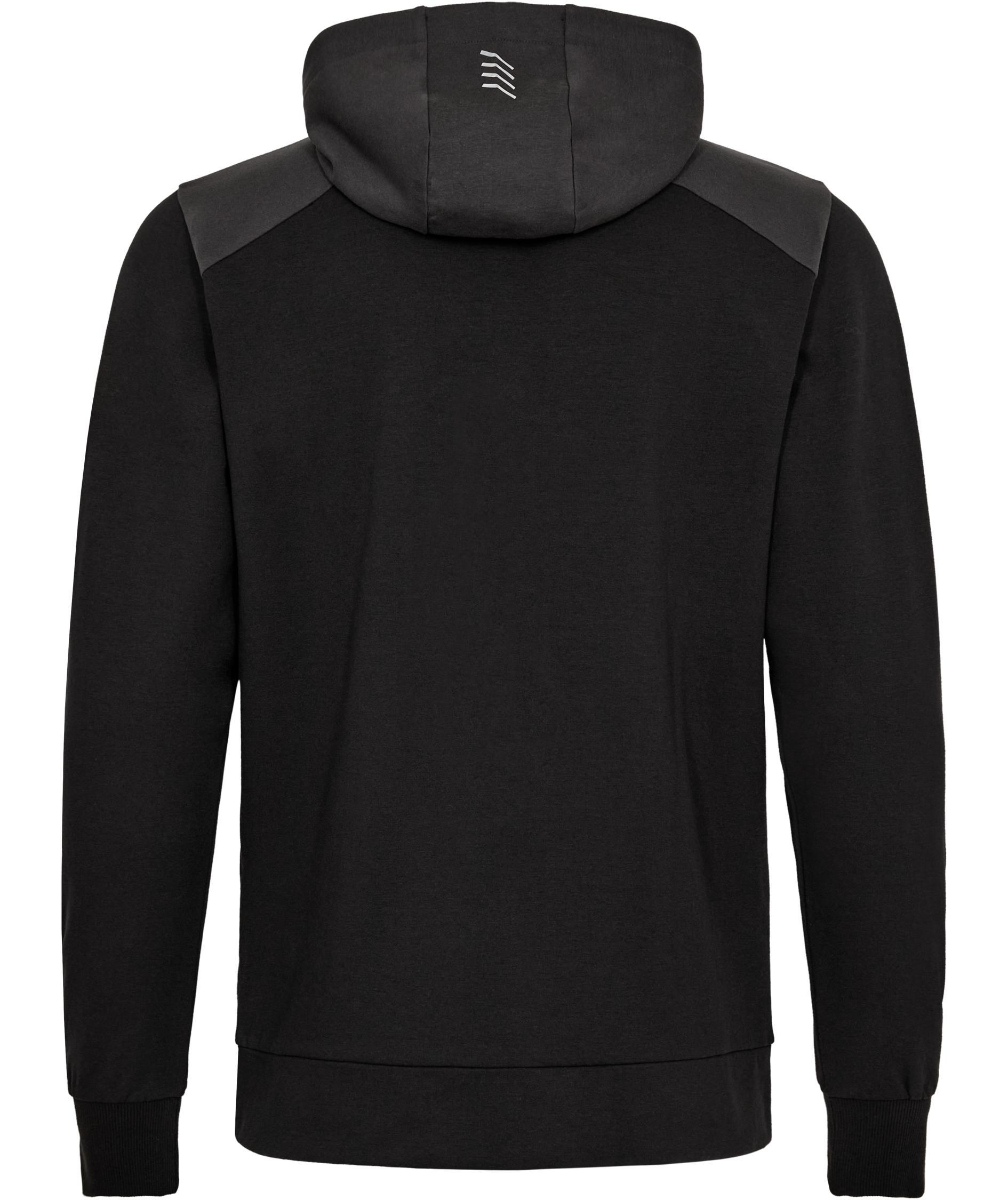 Engel Entire hoodie with zipper, Black/Anthracite Grey, large image number 3
