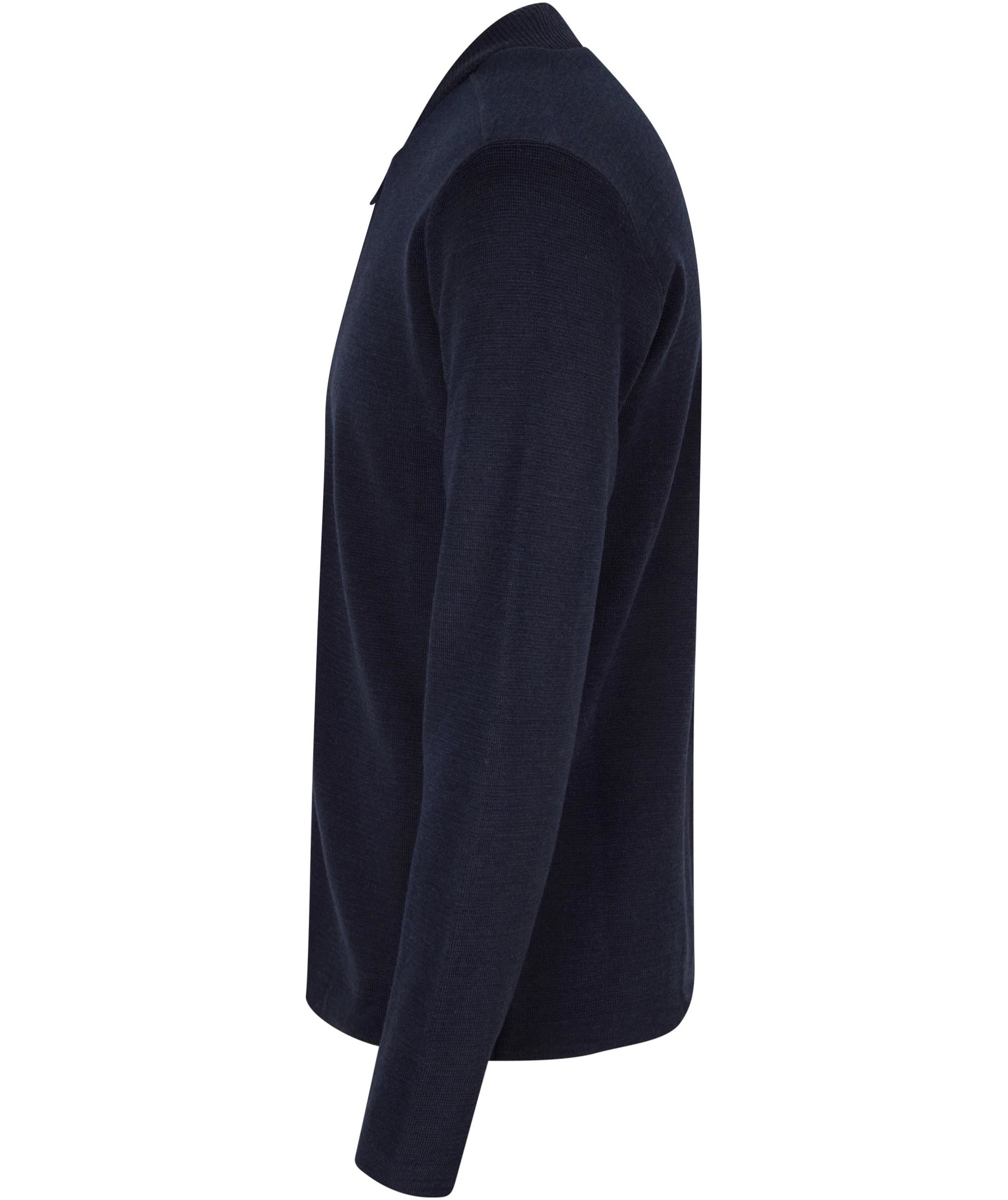 ID stickad cardigan, Marinbl&aring;, large image number 2