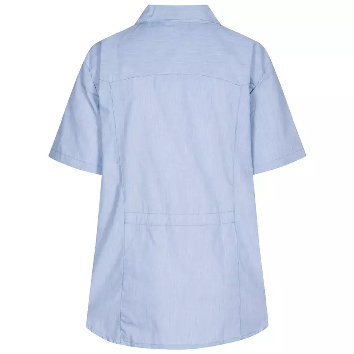 Kentaur kortermet dameskjorte, Blå/Hvit Stripete, large image number 1