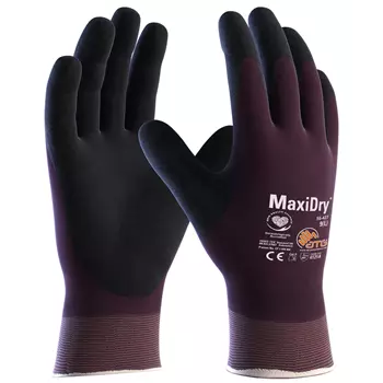 ATG MaxiDry® 56-427 work gloves, Purple/Black