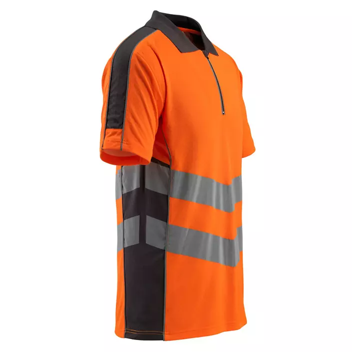 Mascot Safe Supreme Murton polo T-shirt, Hi-vis Orange/Mørk antracit, large image number 3