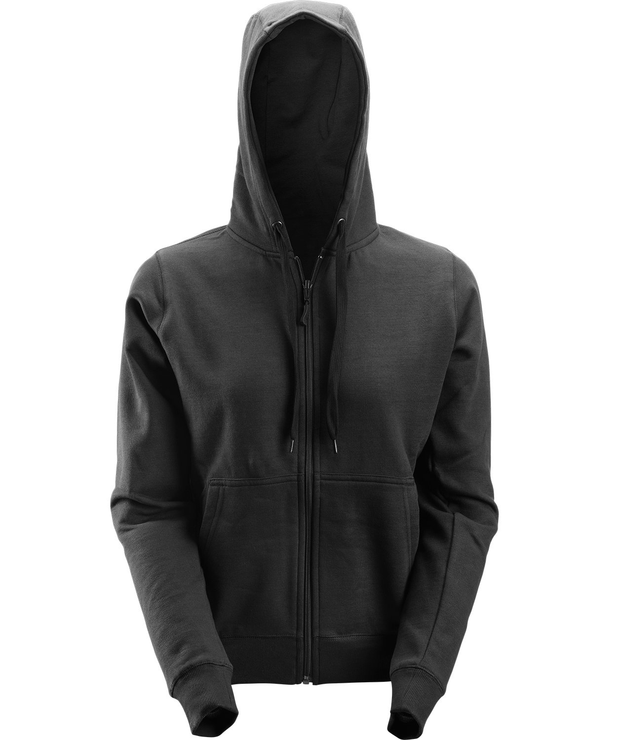 Snickers women's zip hoodie 2806, Black, large image number 0