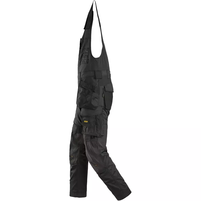 Snickers AllroundWork håndværker helbukser 6012, Black/Black, large image number 3