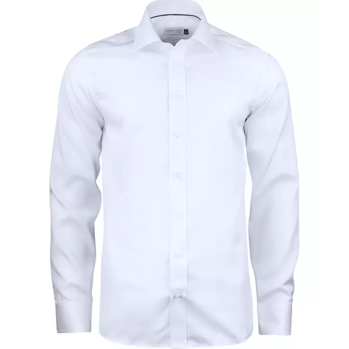 J. Harvest & Frost Twill Green Bow O1 regular fit skjorte, Hvid, large image number 0