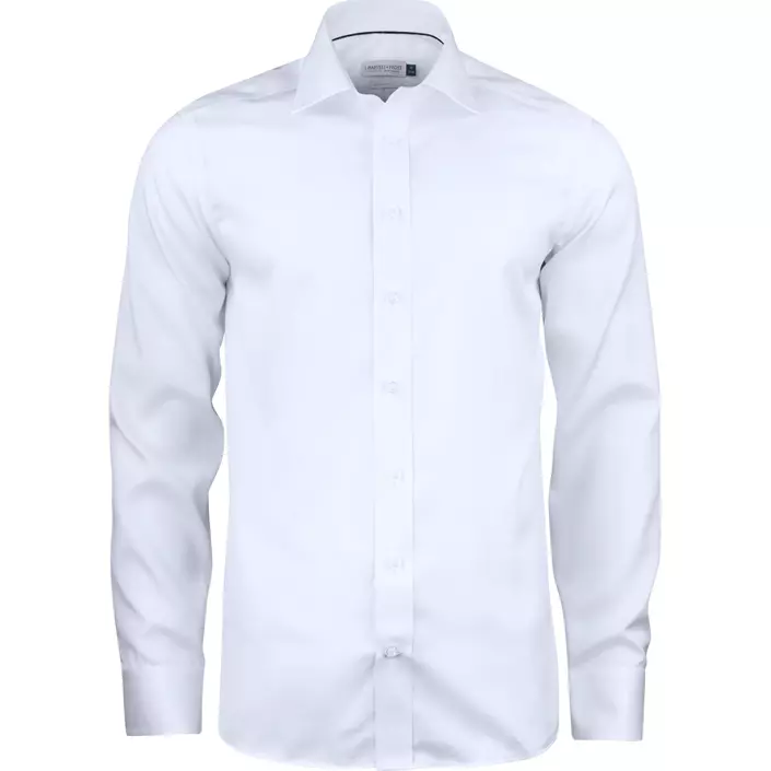 J. Harvest & Frost Twill Green Bow O1 regular fit skjorte, Hvid, large image number 0
