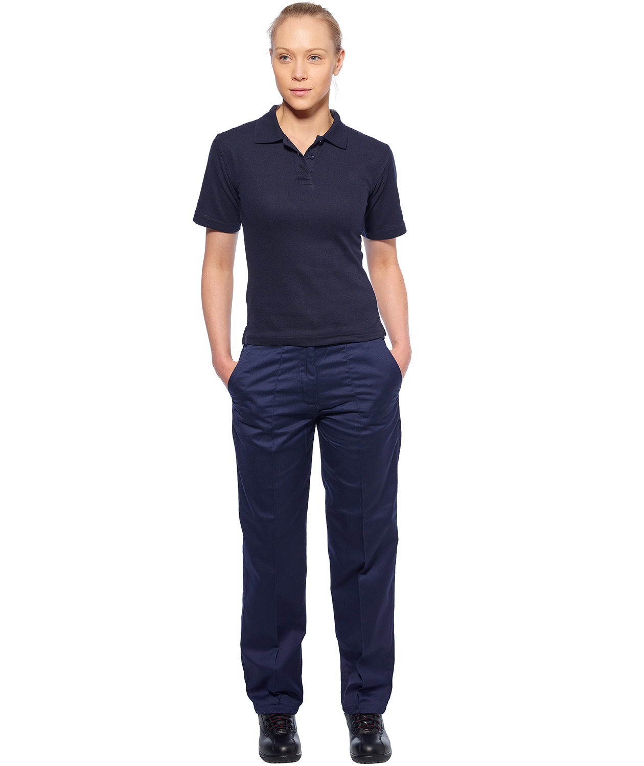 Portwest Napels women's polo shirt, Marine Blue