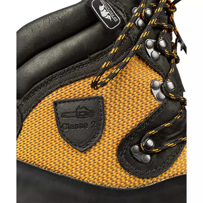SIP Grizzly chainsaw boots SB, Black/Orange, large image number 2