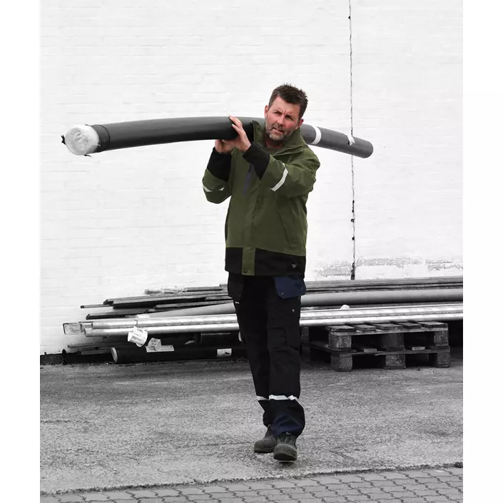 Lyngsøe skaljacka full stretch, Grön/Svart, large image number 2