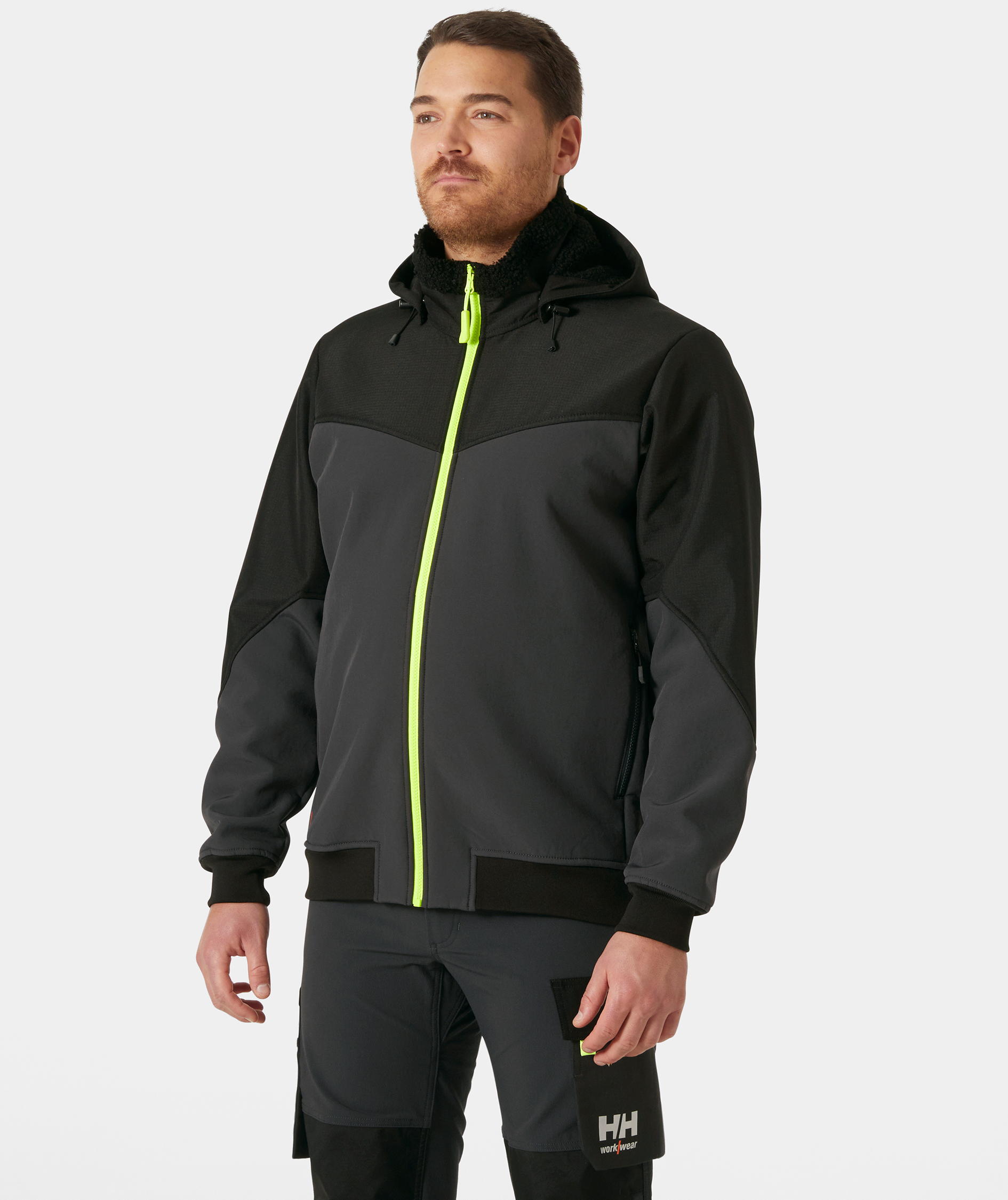 Helly Hansen Oxford softshell winter jacket, Black/Ebony
