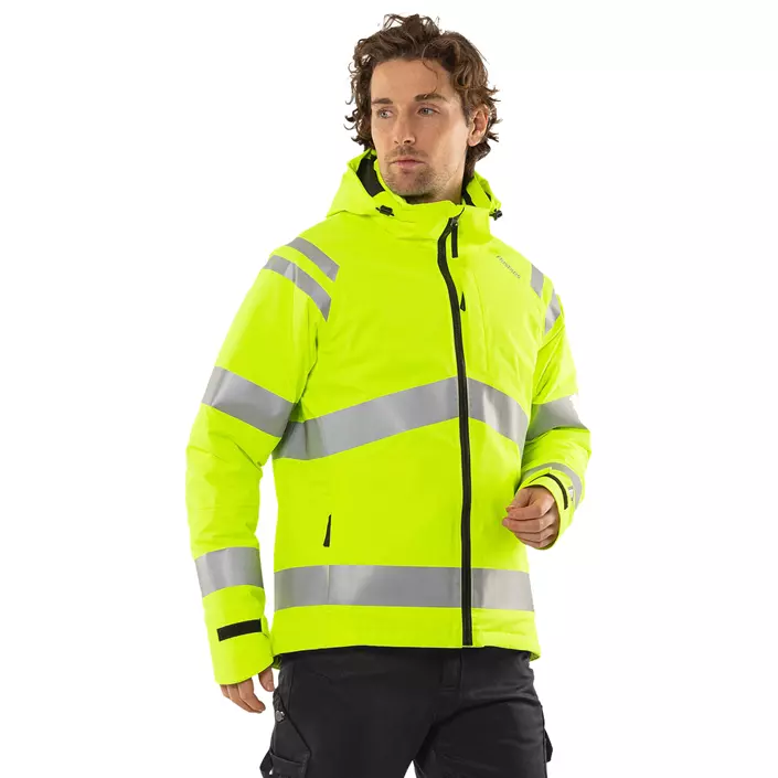 Fristads vinterjakke 4682 GLPS, Hi-Vis Gul, large image number 1