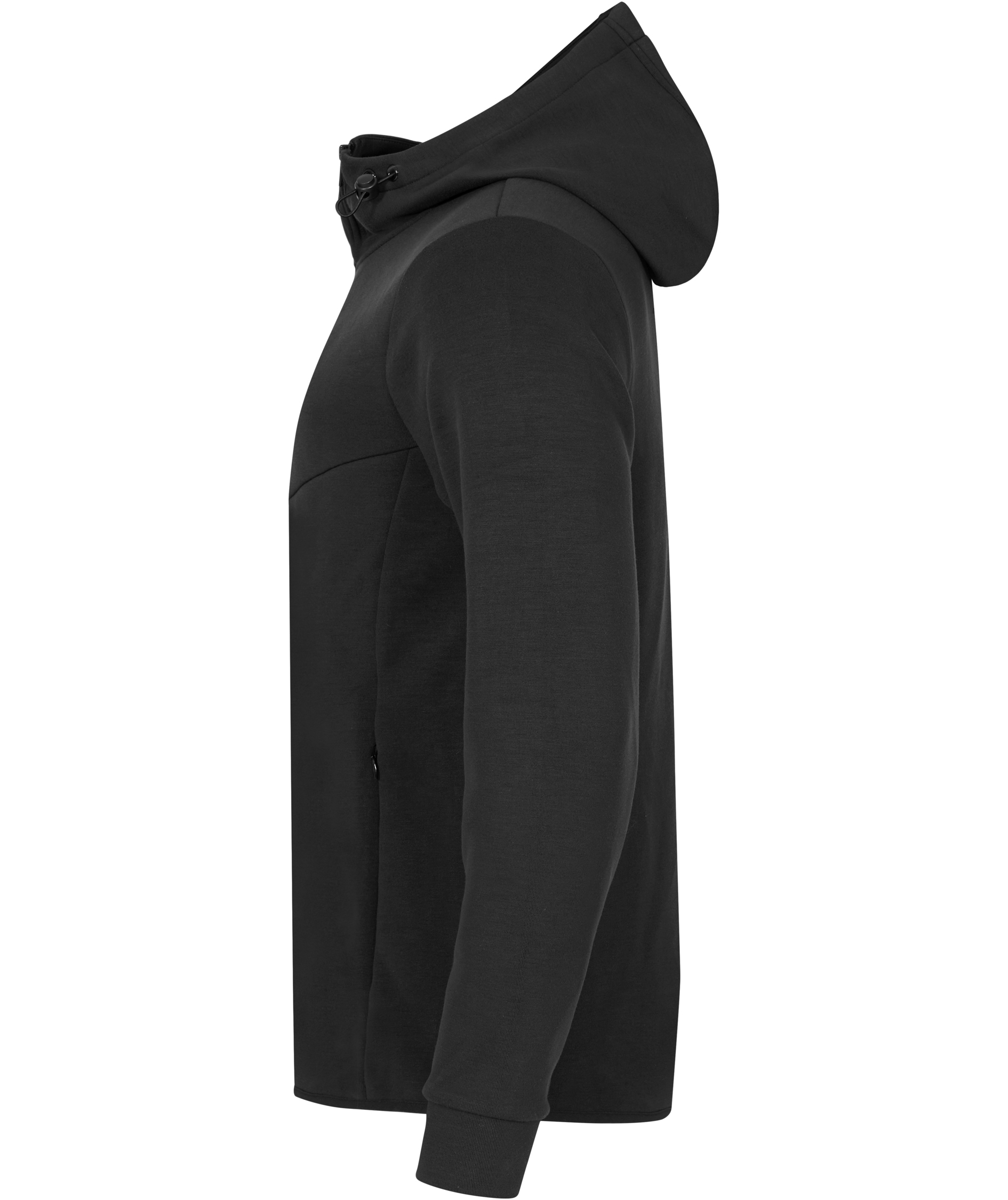 Clique Hayden hoodie with full zipper, Black, Black, large image number 3