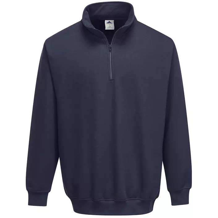 Portwest Sorrento half zip sweatshirt, Marine Blue, large image number 0