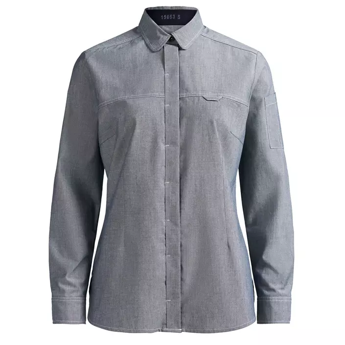 Kentaur modern fit women's server shirt, Chambray Grey, large image number 0