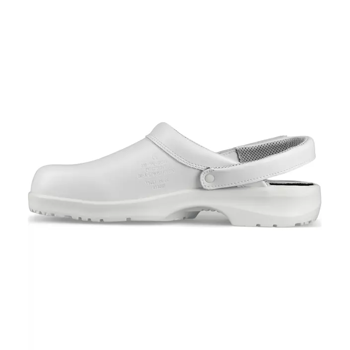 Sika Fusion clogs with heel strap OB, White, large image number 2