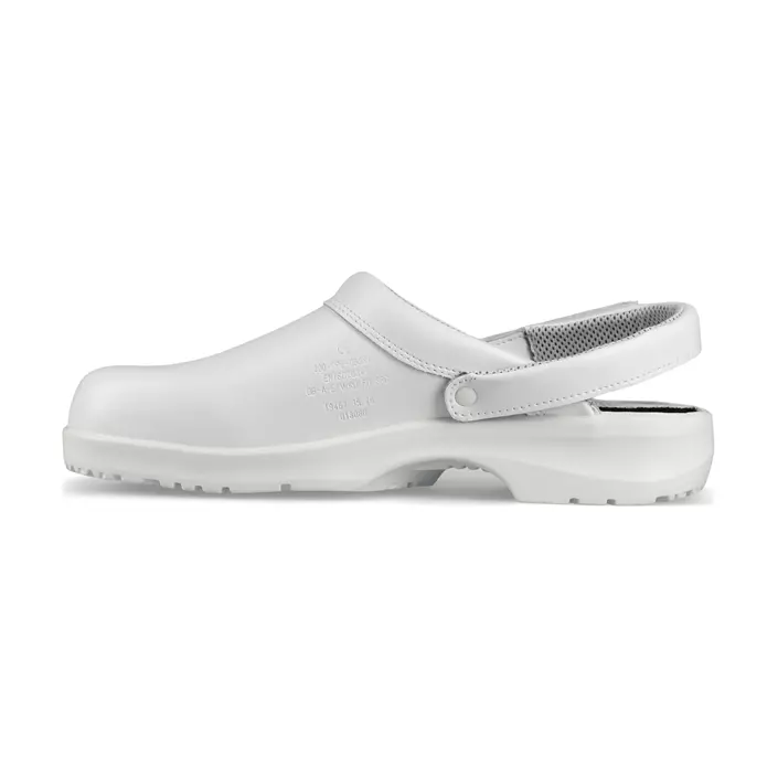 Sika Fusion clogs with heel strap OB, White, large image number 2