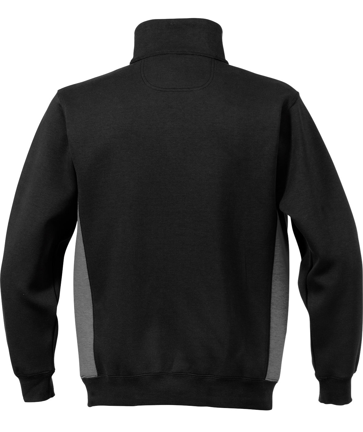 Fristads Acode sweatshirt med dragkedja, Svart/Antracitgr&aring;, large image number 1