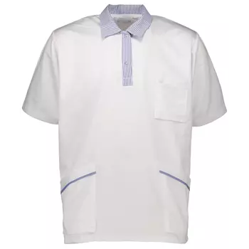 Jyden Workwear 1722 chefs jacket, White/Blue Striped