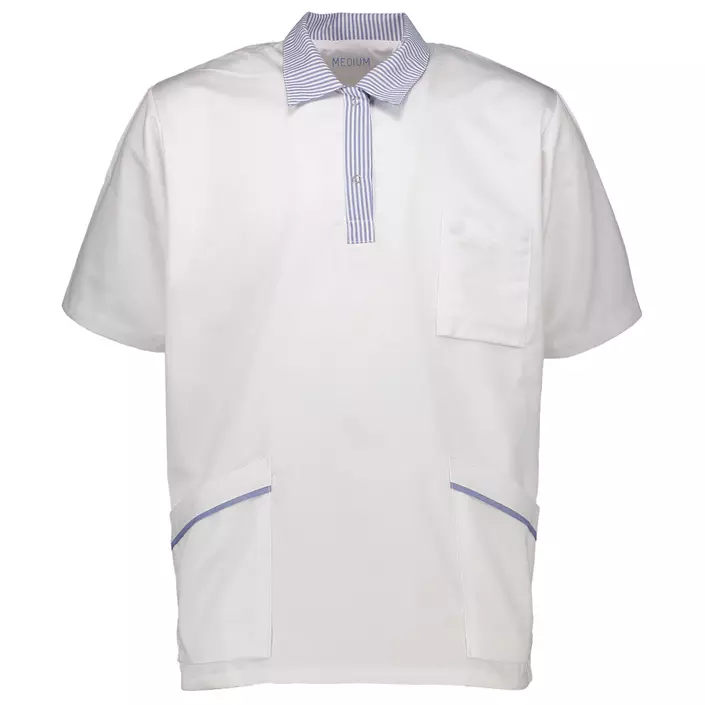 Jyden Workwear 1722 chefs jacket, White/Blue Striped, large image number 0