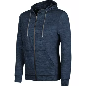 Pitch Stone Cooldry hoodie with zipper, Navy melange
