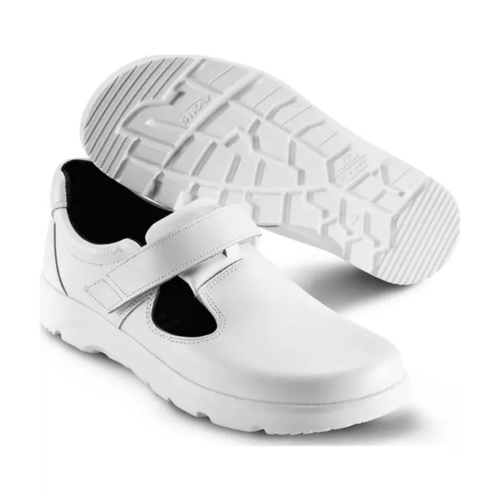 Sika OptimaX work sandals O1, White, large image number 0