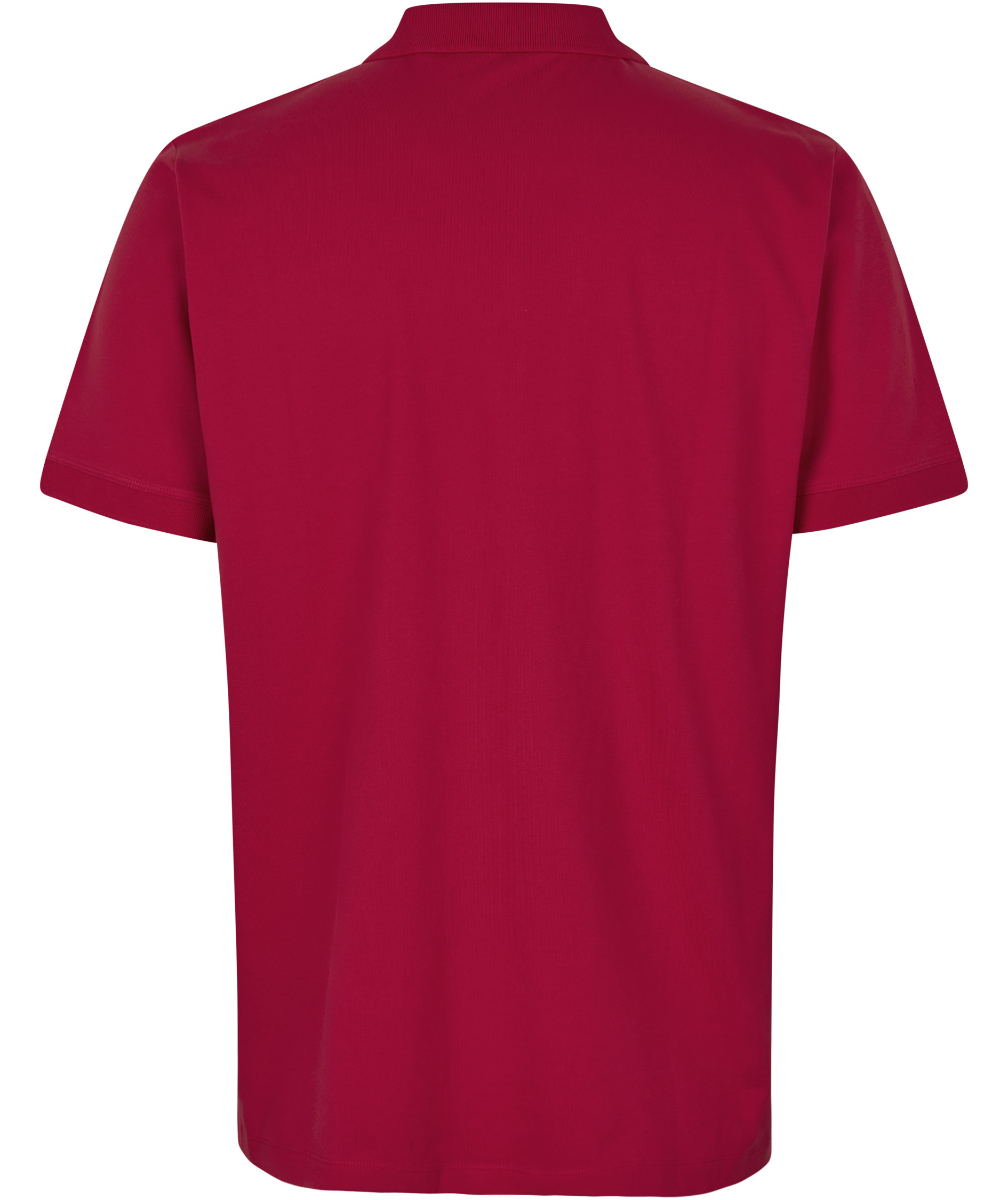 ID organic polo shirt, Red, large image number 1