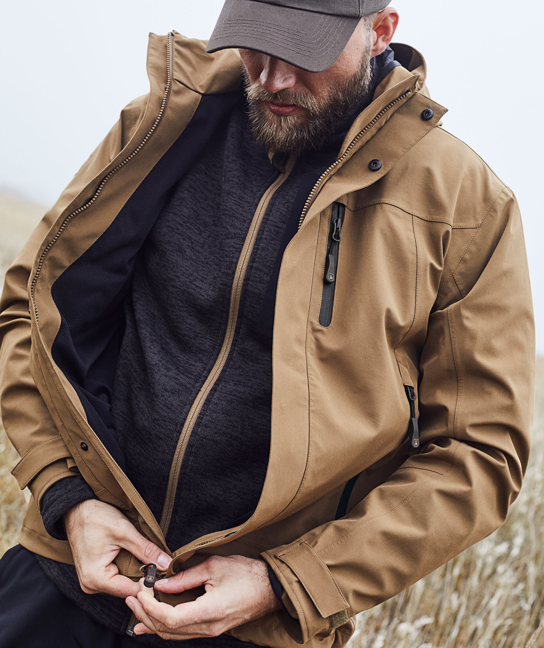 Deerhunter Sarek shell jacket, Butternut, large image number 6