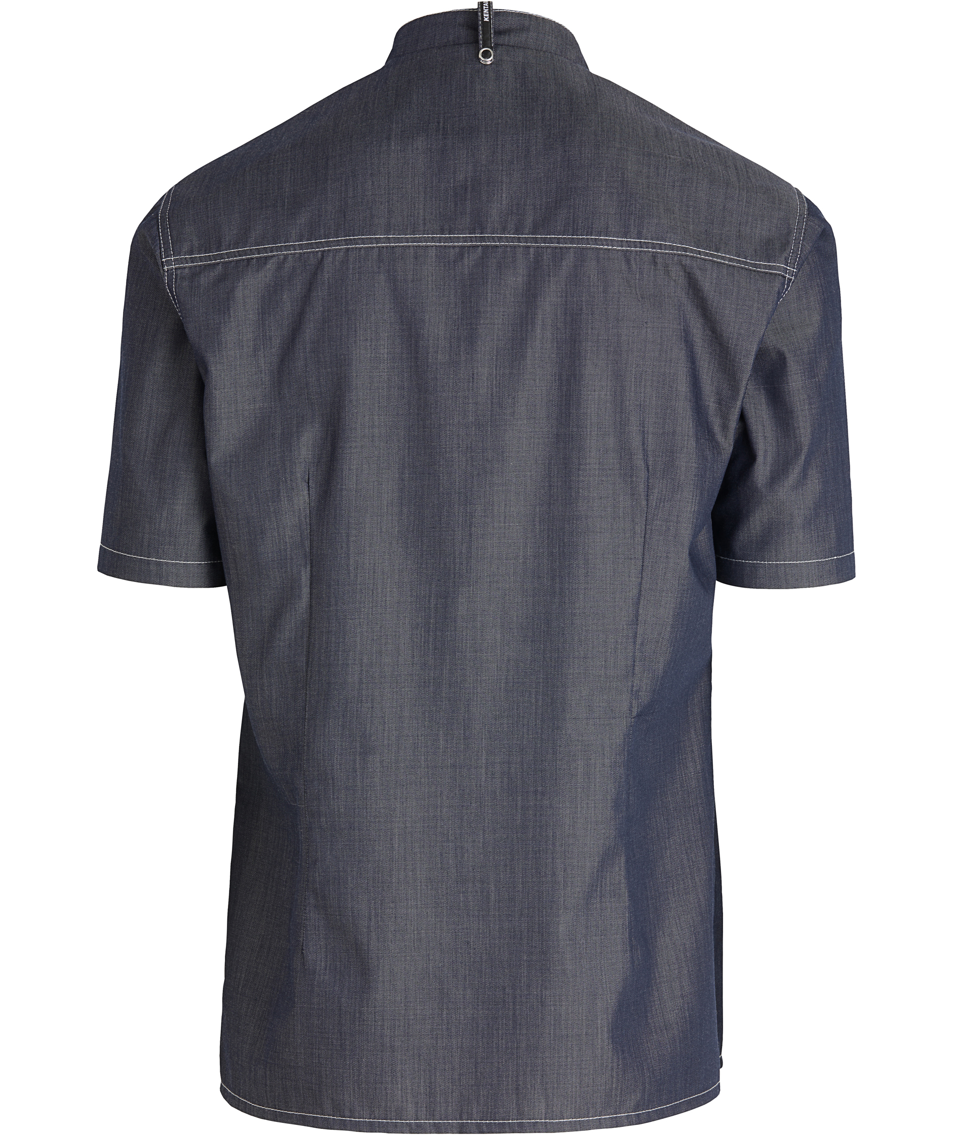 Kentaur modern fit short-sleeved chefs/servicesshirt, Dark Ocean